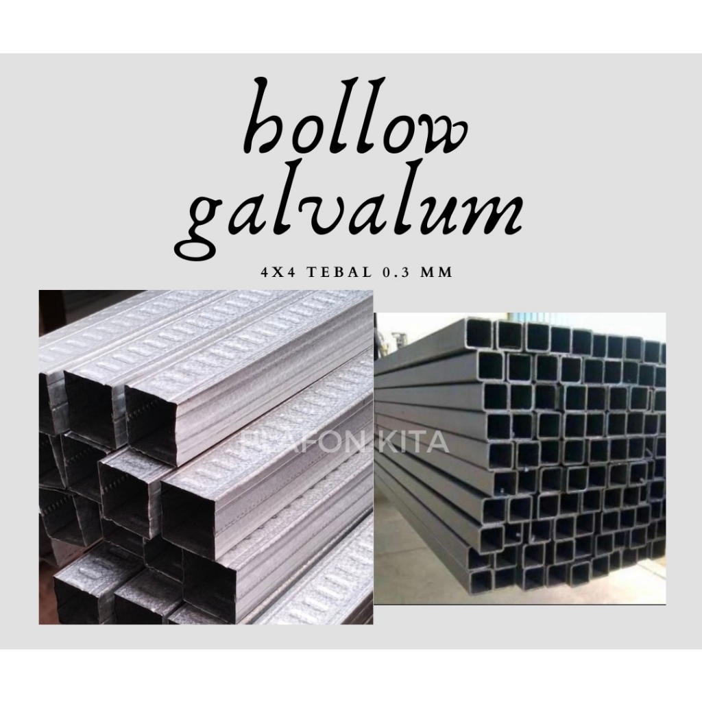 Jual Hollow X Tebal Mm Hollow Gypsum Hollow Plavon Pvc Holo