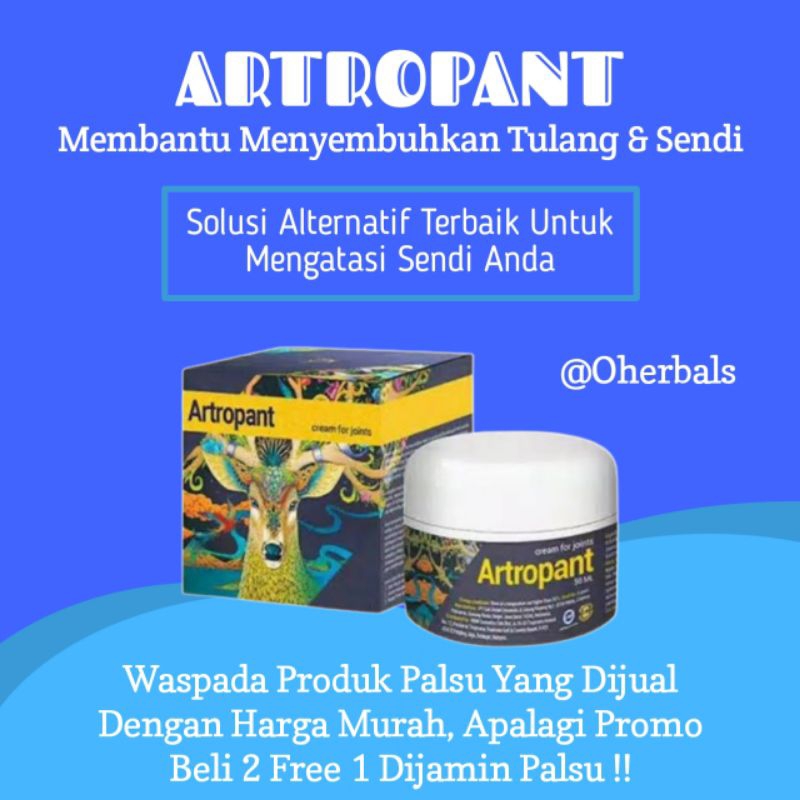 Jual Artropant Asli Original Cream Oles Persendian Obat Anti Sendi