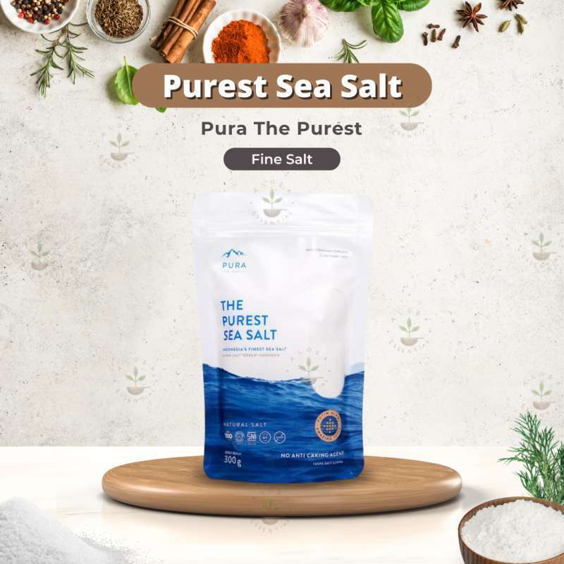 Jual Pura Purest Sea Salt Fine Halus Garam Laut Organik Natural Exp