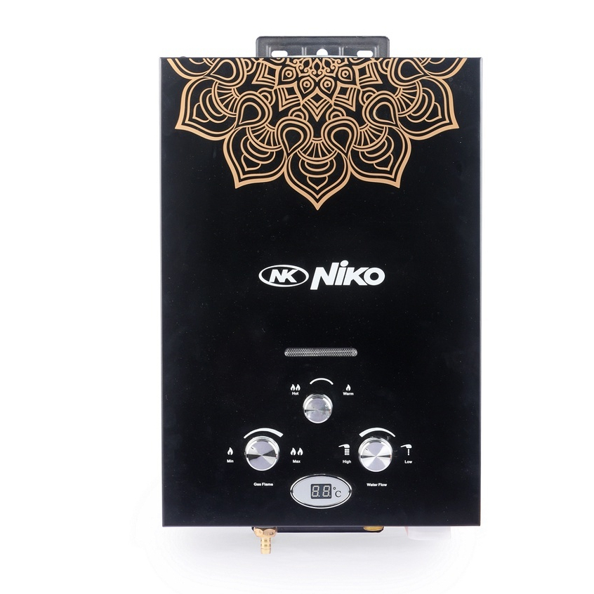 Jual Niko Water Heater Pemanas Air Gas Kapasitas Liter Black Led