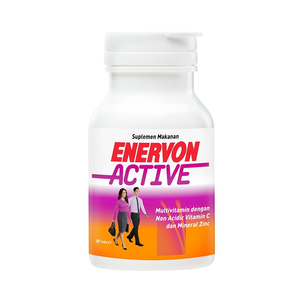 Jual Enervon Active Vitamin C Dan B Complex Isi 30 Tablet 1 Botol X 30