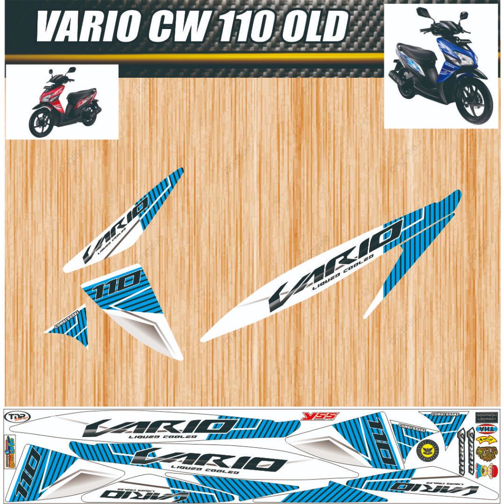 Jual Sticker Striping Motor Variasi Vario Cw Vario Karbu Variasi