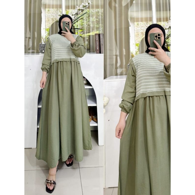 Jual MIDI DRESS MIDI POLO LINEN MIDI GAMIS MIDI MIDI KEKINIAN MIDI