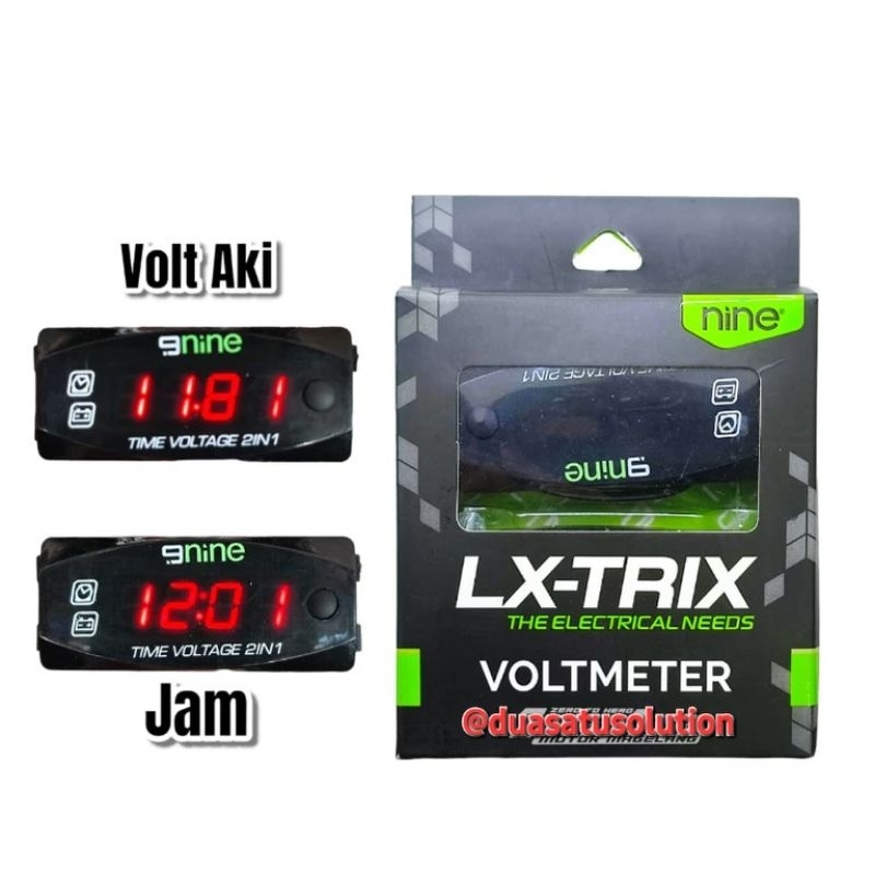 Jual Voltase Voltmeter In In Nine Luminos Jam Dan Voltase Aki