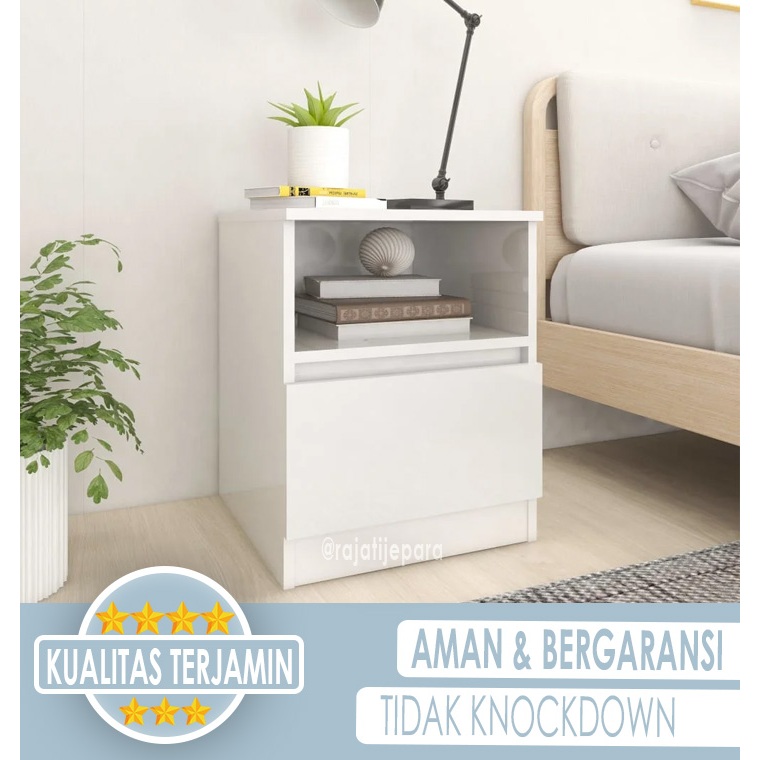 Jual Nakas Meja Kamar Tidur Meja Nakas Kecil Meja Laci Minimalis Lemari