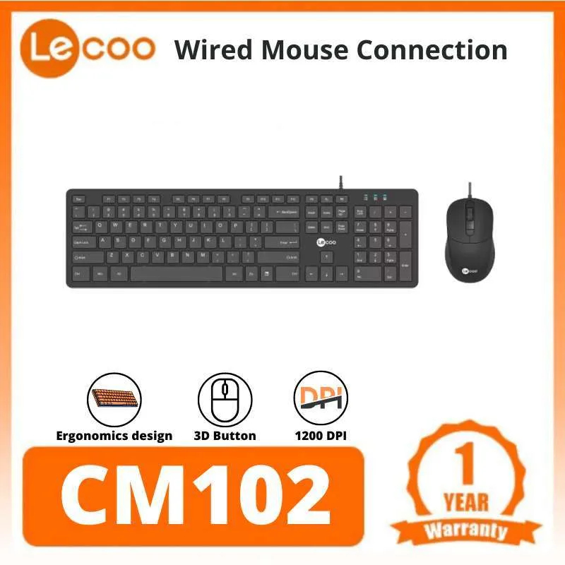 Jual Lecoo Keyboard Mouse Combo Cm Mouse Keyboard Cm Shopee