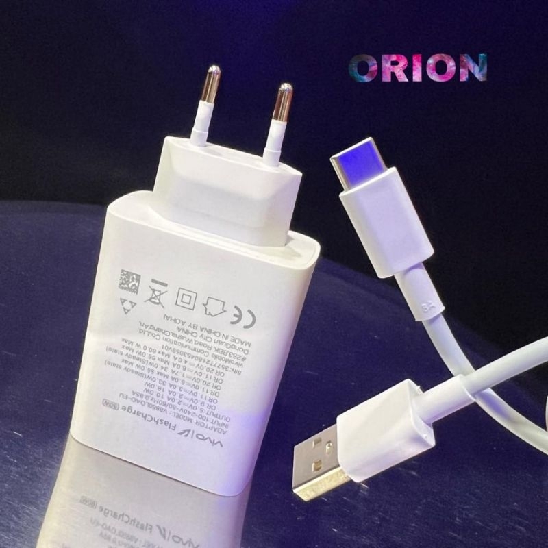 Jual Charger Vivo Usb Type C FLASH CHARGE 80Watt V27 V27E V29 V29E X50