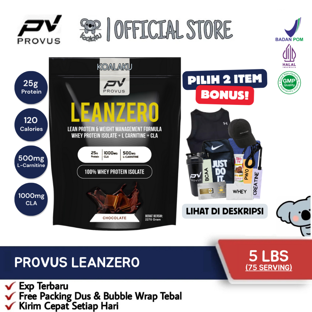 Jual Provus Lean Zero Leanzero 5lbs 2 25 Kg Susu Whey Protein Isolate