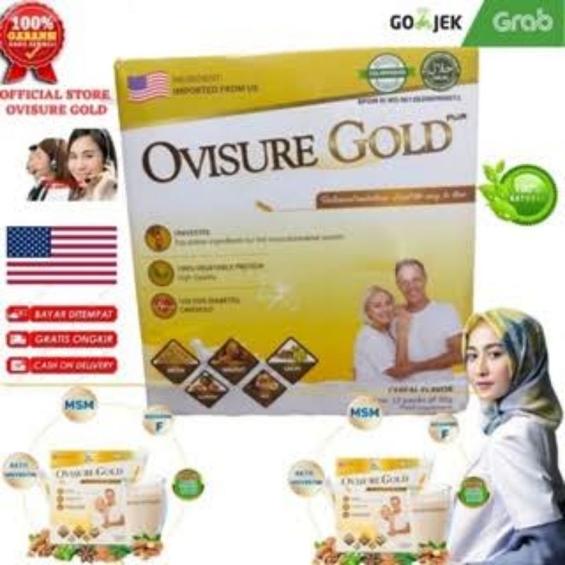 Jual PROMO Ovisure Gold Milk Susu Kesehatan Tulang Dan Sendi Asli