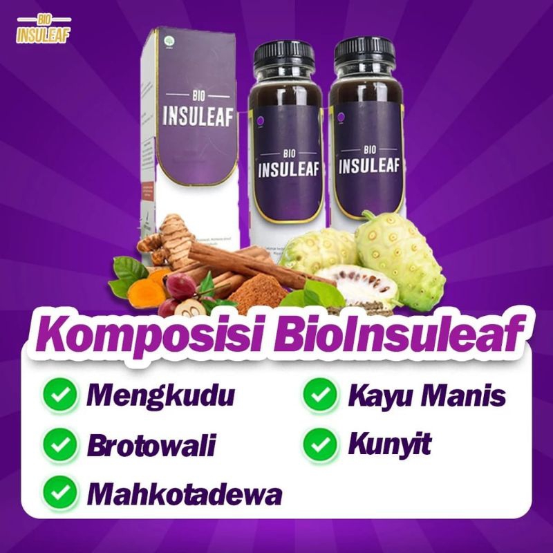 Jual Bio Insuleaf 2 Botol Shopee Indonesia