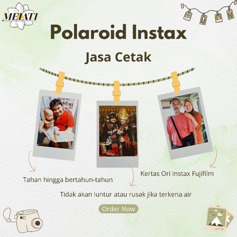 Jual Jasa Cetak Foto Polaroid Instax Asli Fujifilm Shopee Indonesia