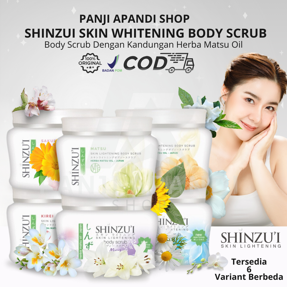 Jual Shinzui Lulur Pemutih Badan Body Scrub Gr Gr Panji