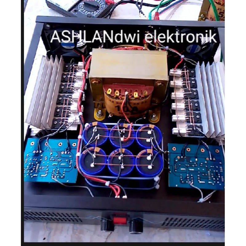 Jual Power Amplifier Rakitan Ampere Murni Volt Ct Shopee Indonesia