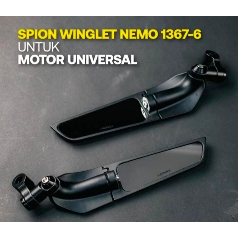 Jual Spion Winglet Nemo Beat Vario Mio Aerox Pcx Nmax Universal