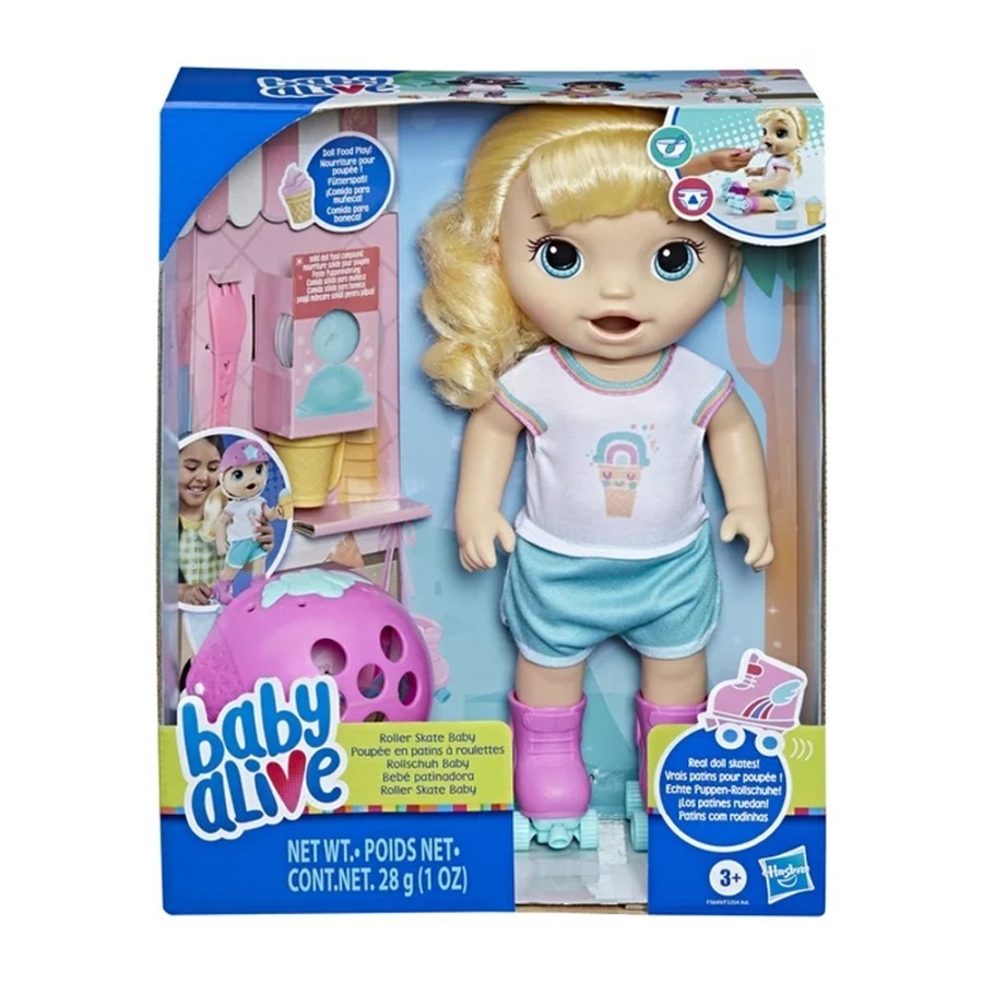 Jual Baby Alive Roller Skate Baby 14 Inch Doll Blonde Hair Shopee