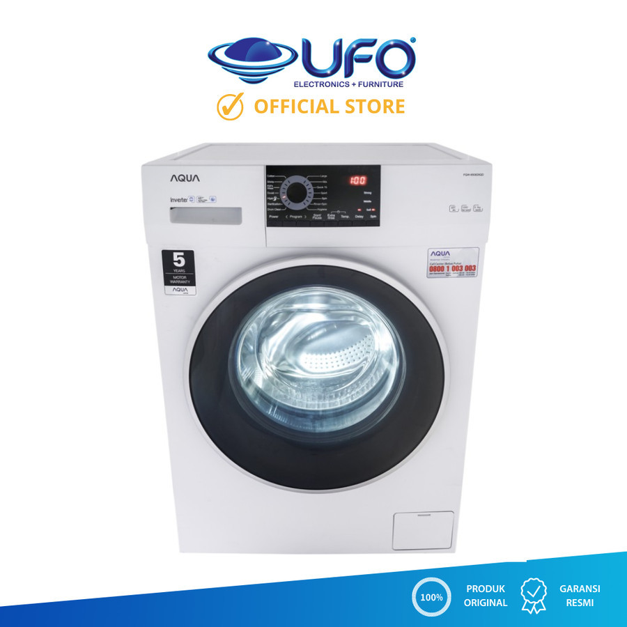 Jual AQUA FQW850829QD MESIN CUCI FRONT LOADING 8 5 KG Shopee Indonesia