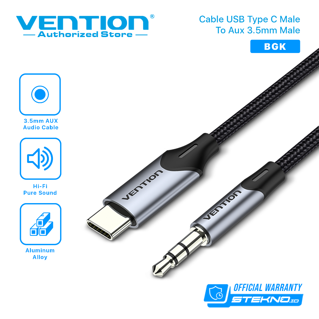 Jual Vention Kabel Usb Type C To Aux Mm Male Shopee Indonesia