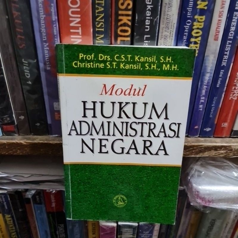 Jual Modul Hukum Administrasi Negara By Prof Drs C S T Kansil Shopee