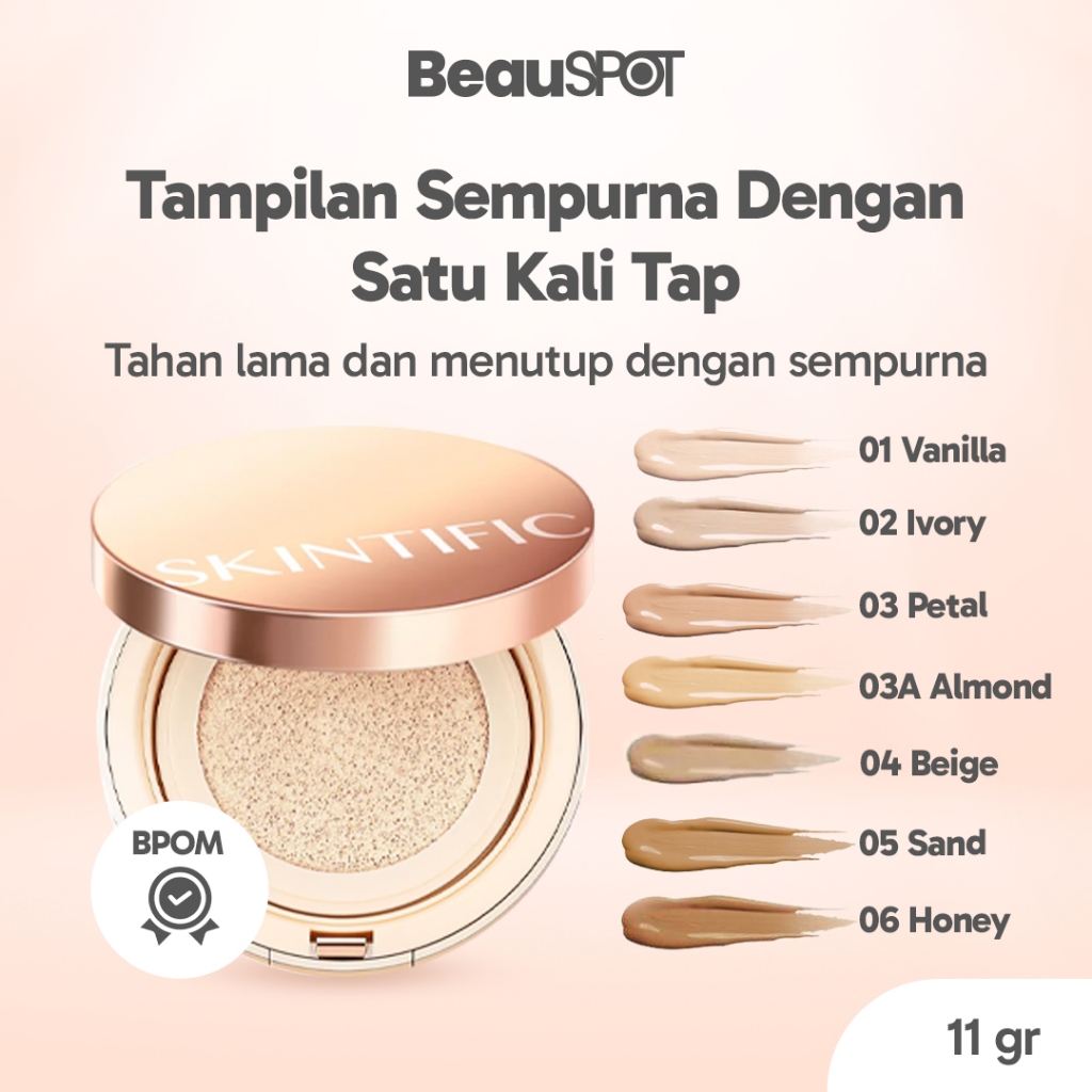 Jual SKINTIFIC Cover All Perfect Air Cushion High Coverage Poreless