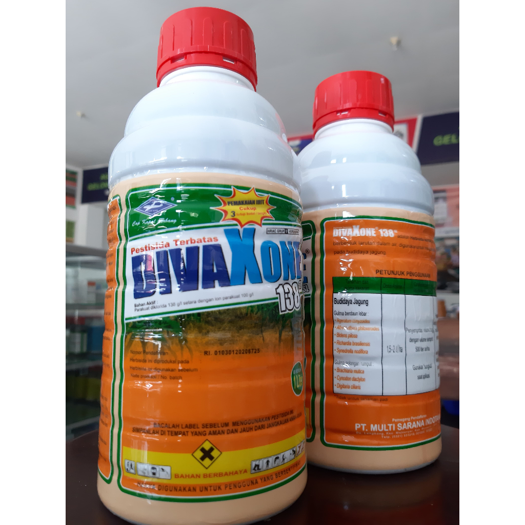 Jual Divaxone Sl Liter Herbisida Pembasmi Rumput Liar Shopee