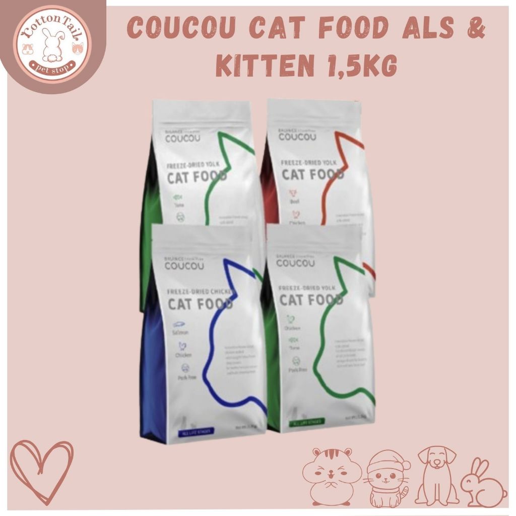 Jual Coucou Kg All Stages Kitten Dry Cat Food Kg Makanan