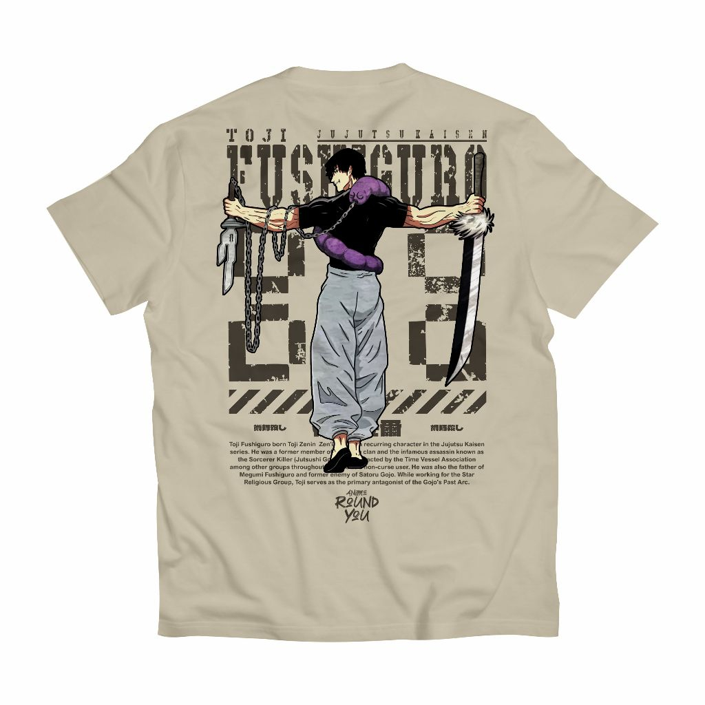 Jual Kaos Toji Fushiguro Jujutsu Kaisen 0041 Baju Anime Katun 24s