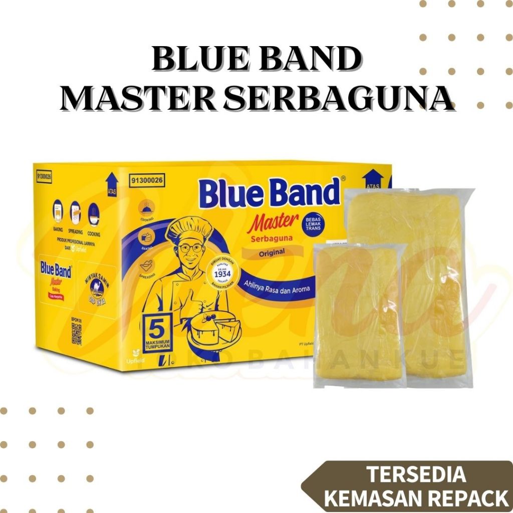 Jual Blue Band Master Serbaguna Original Margarin Kemasan REPACK 1Kg