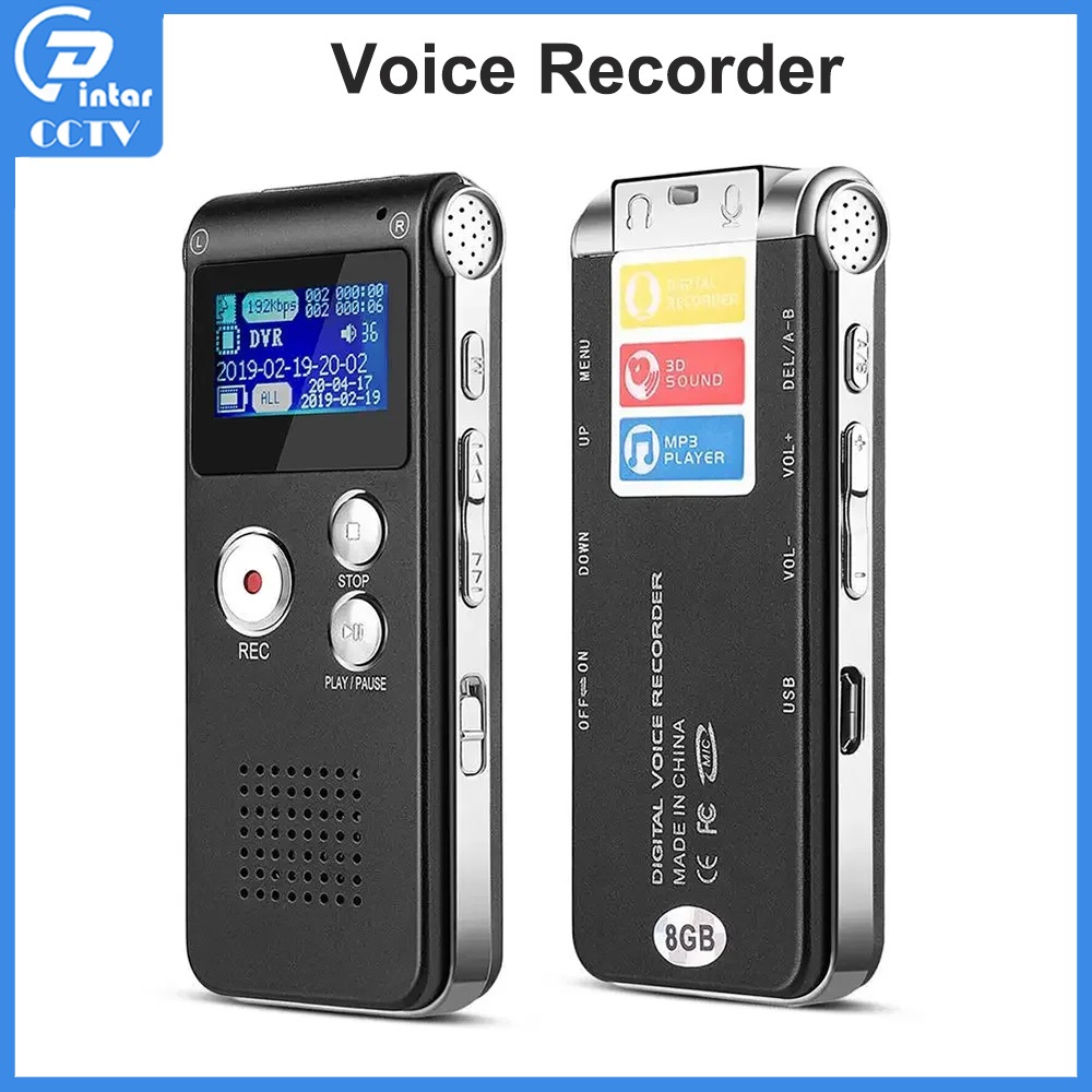 Jual USB Voice Record Mini 8GB Digital Sound Audio Recorder Dictaphone