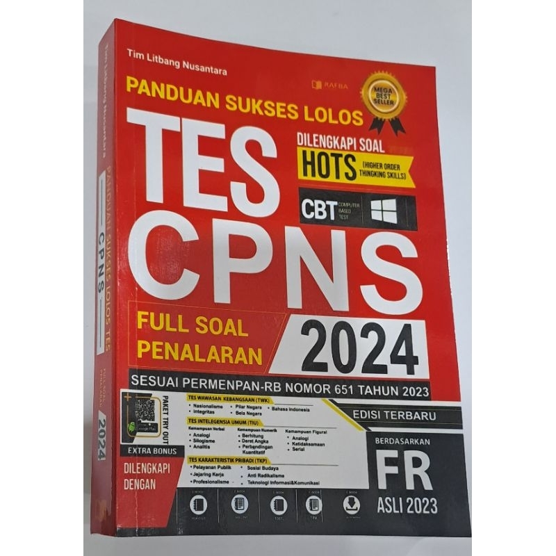 Jual Panduan Sukses Lolos Tes CPNS 2024 Shopee Indonesia