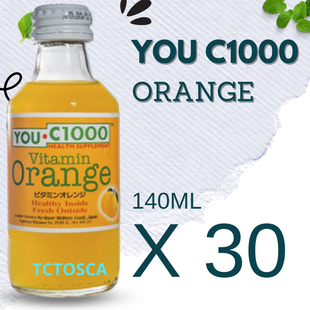 Jual YOU C1000 ORANGE 140mL 1 Dus Isi 30 Botol Shopee Indonesia