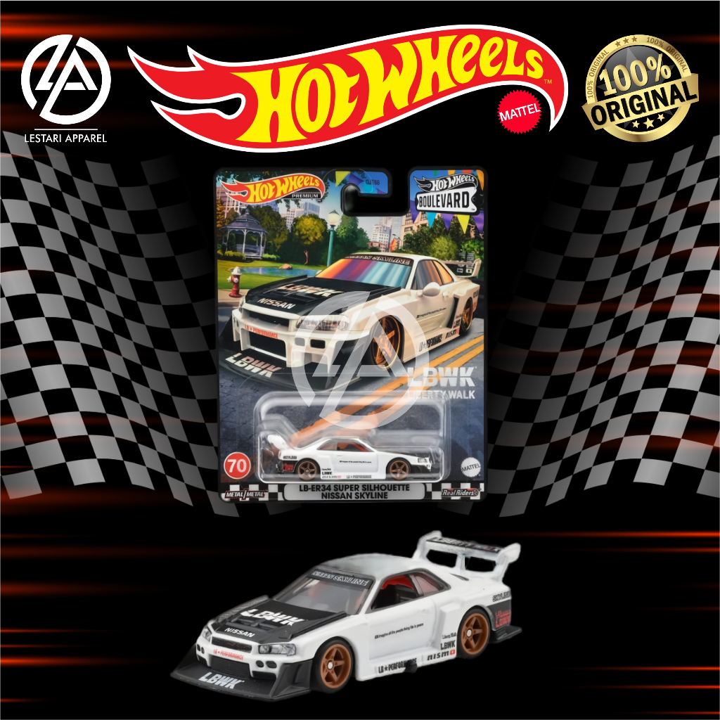 Jual Hot Wheels Boulevard Collection LB ER34 Super Silhouette Nissan