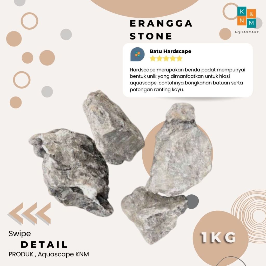 Jual Batu Erangga Stone Hias Hardscape Aquascape Aquarium Akuarium