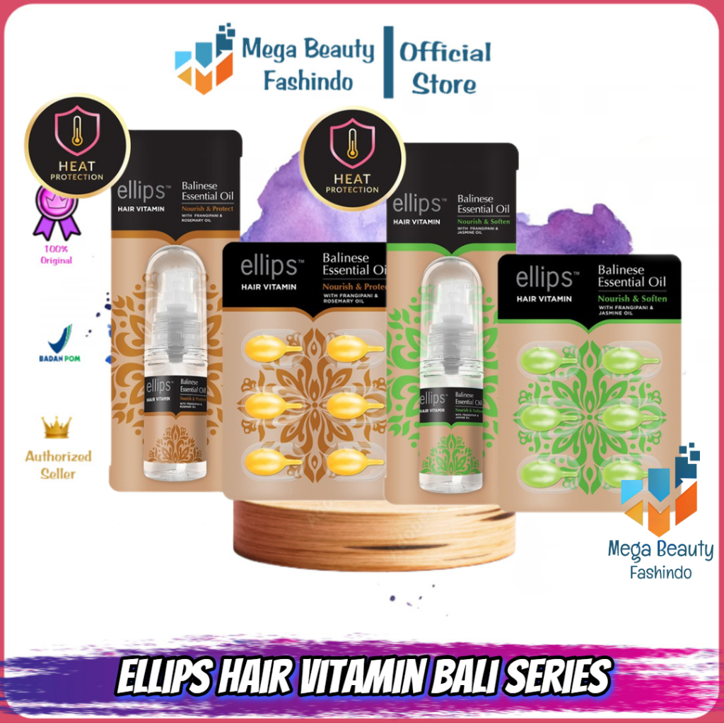 Jual Ellips Hair Vitamin Bali Series Nourish Protect Nourish