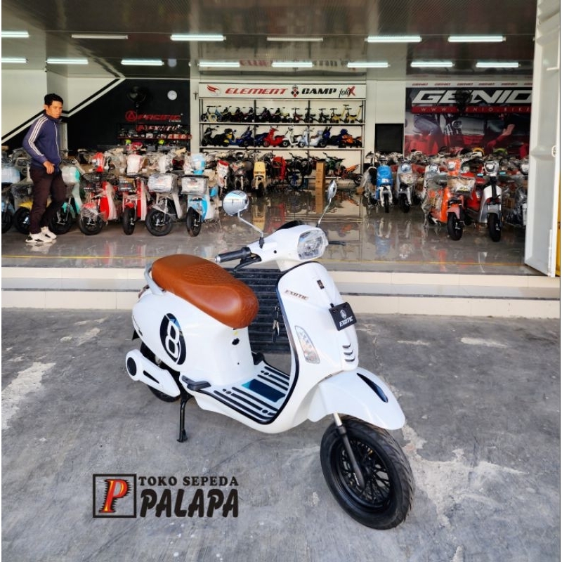 Jual Sepeda Motor Listrik Exotic Sprinter Pro New Ebike Emotor Shopee