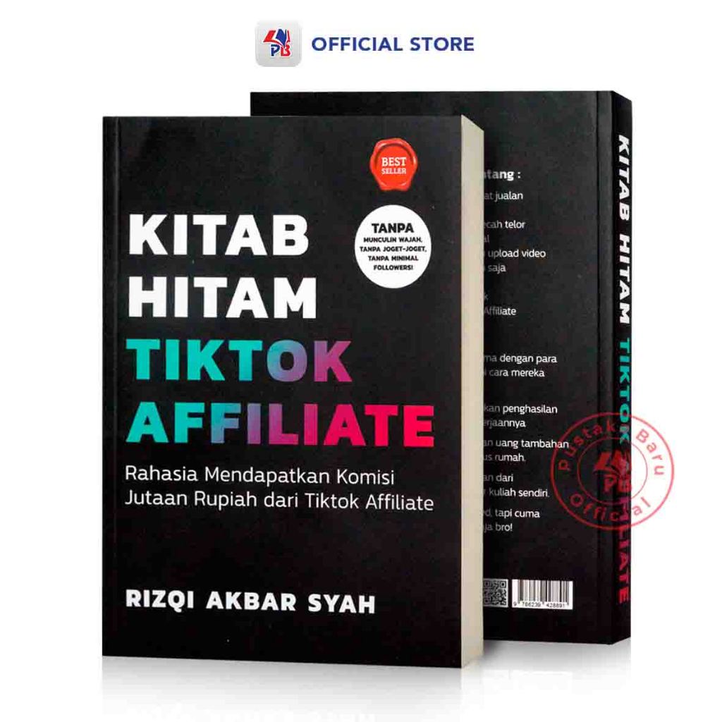 Jual Buku Kitab Hitam Tik Tok Affiliate Rahasia Mendapatkan Komisi