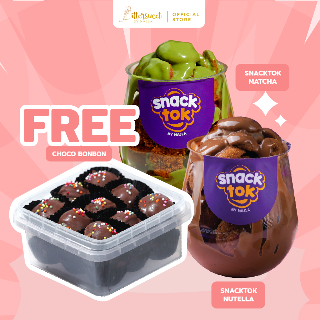 Jual Bittersweet By Najla Free Choco Bon Bon Snacktok Full