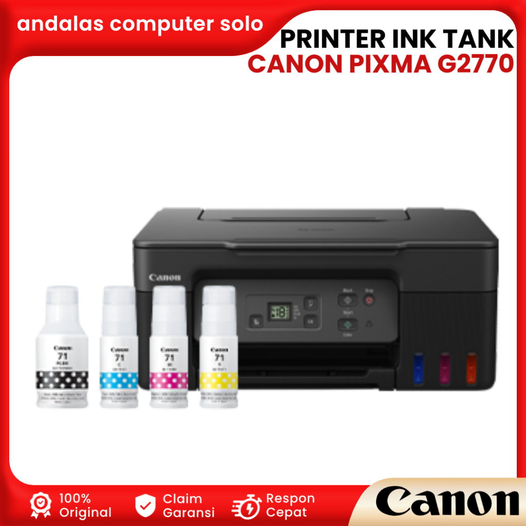 Jual PRINTER PSC CANON PIXMA G2770 G 2770 PRINT SCAN COPY ALL IN ONE