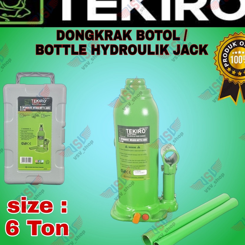 Jual Fg Tekiro Dongkrak Botol Ton Hydraulic Jack Ton Tekiro