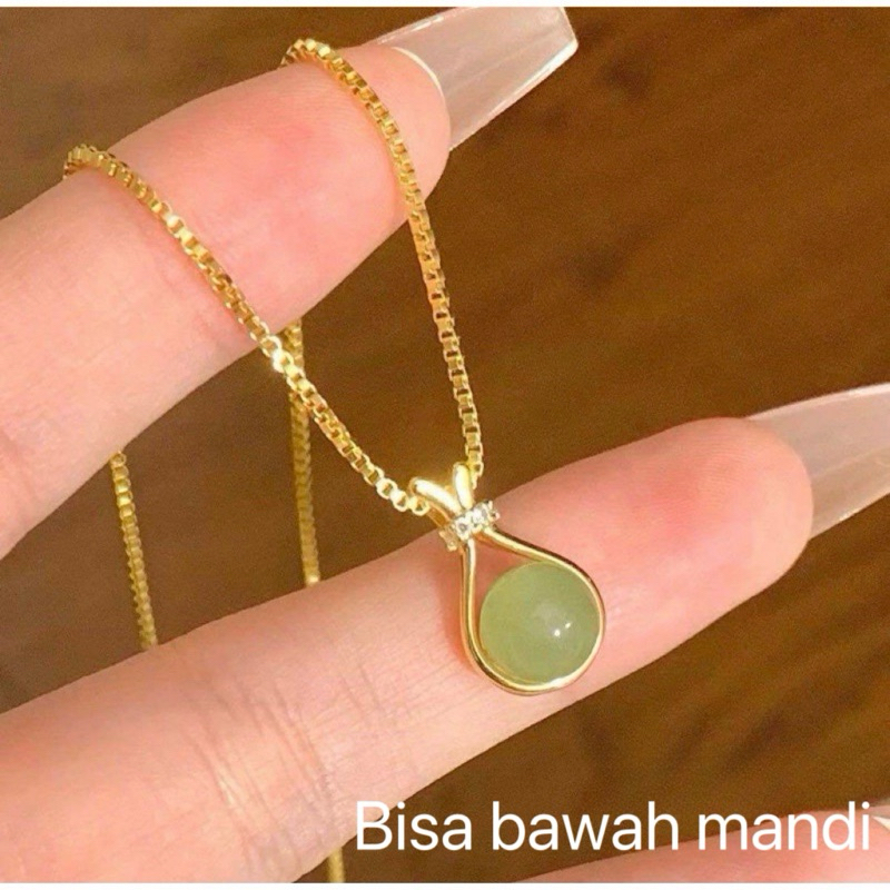 Jual Bebas Beli 2 Dapat Bonus H Girl888 K145 Kalung Gold Manik Maink