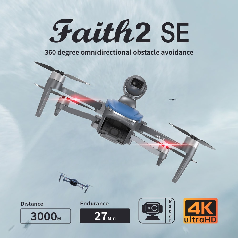 Jual C Fly Cfly Faith Se Gps Km Wifi Fpv Drone With Axis Gimbal K