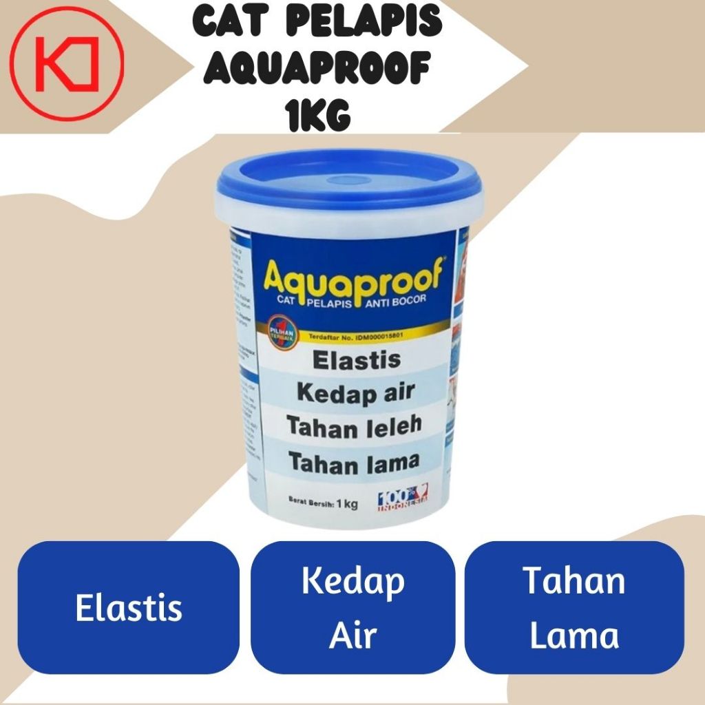 Jual Aquaproof Cat Pelapis Anti Bocor Kg Shopee Indonesia