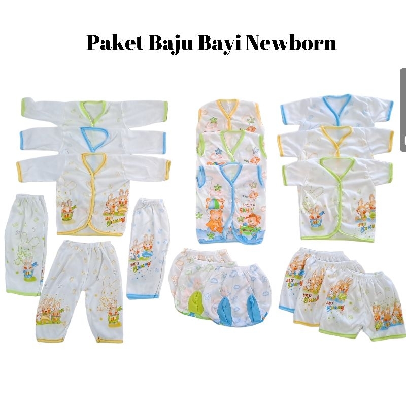 Jual Paket Baju Bayi Baru Lahir Isi Pcs Shopee Indonesia