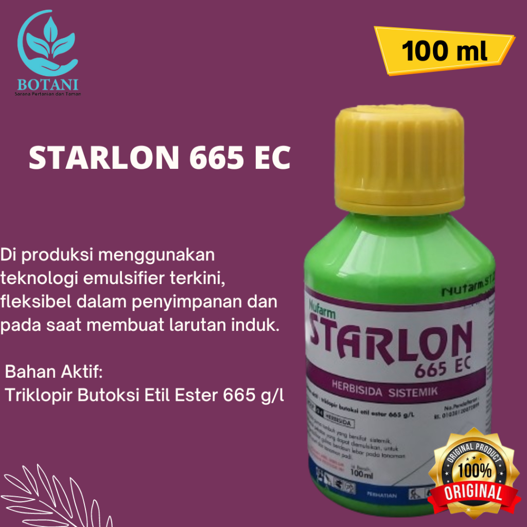 Jual Starlon Ec Ml Herbisida Untuk Gulma Dan Racun Pembunuh