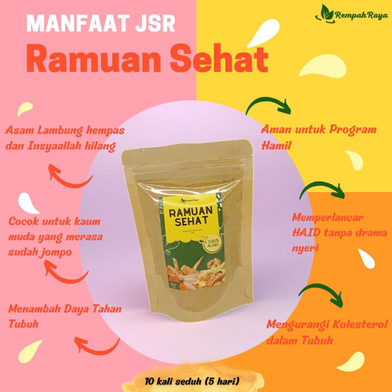 Jual Ramuan Sehat Bubuk Ultimate Jsr Rimpang Murni Asli Tanpa