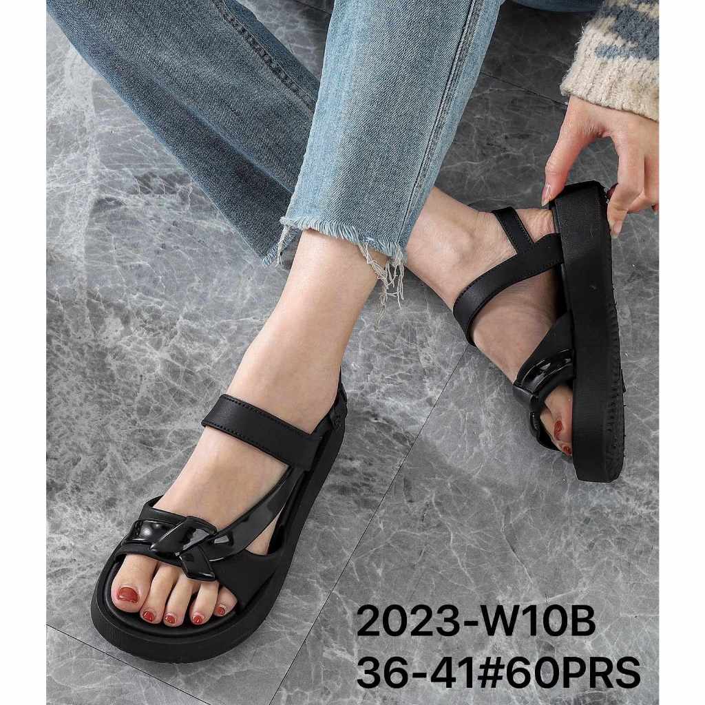 Jual Sandal Selop Wanita Karet Tali Import Balance Motif Ban Sol