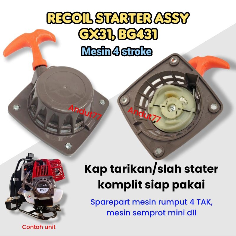 Jual Recoil Starter Set Gx Bg Gt Tarikan Engkol Stater