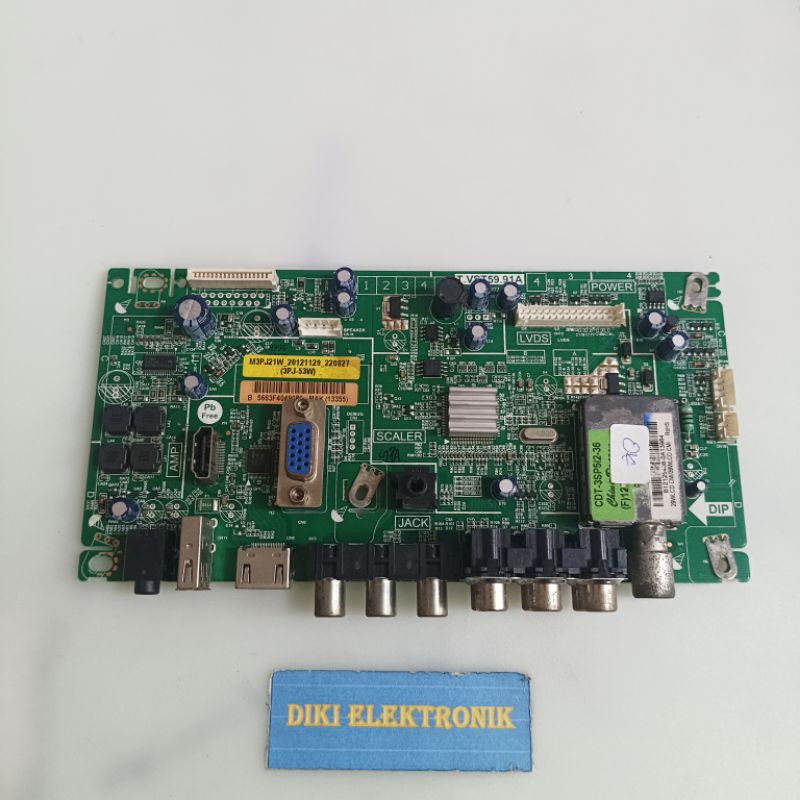 Jual MAINBOARD TV SHARP LC 39LE440M MAINBOARD MOBO MOTHERBOARD MB