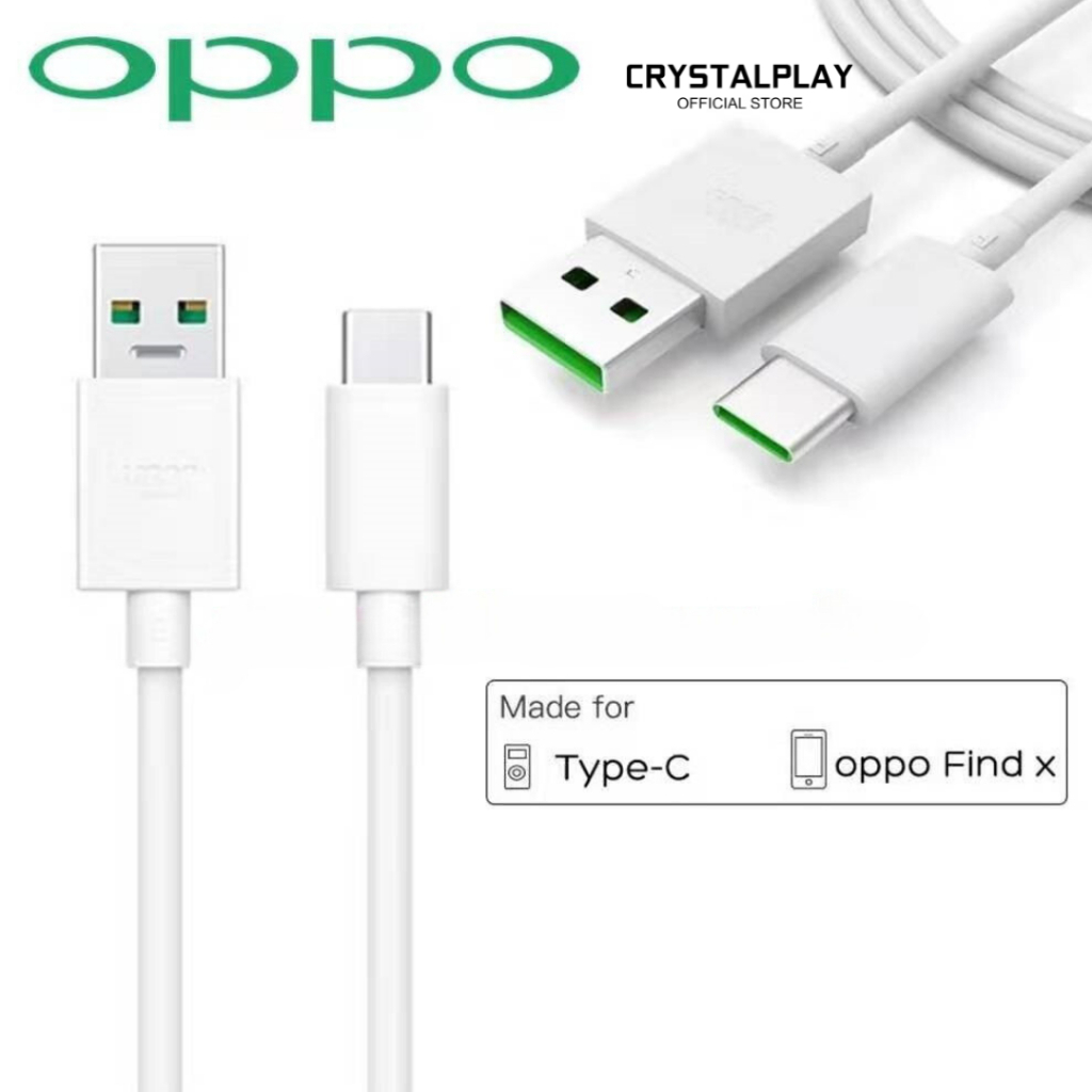 Jual Crystalplay Kabel Data Oppo Original Fast Charging Type C