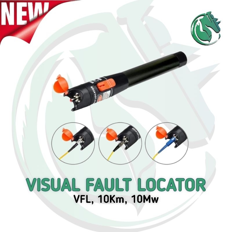 Jual VFL Visual Fault Locator 10mW 10km Fiber Optic Laser Cable Tester