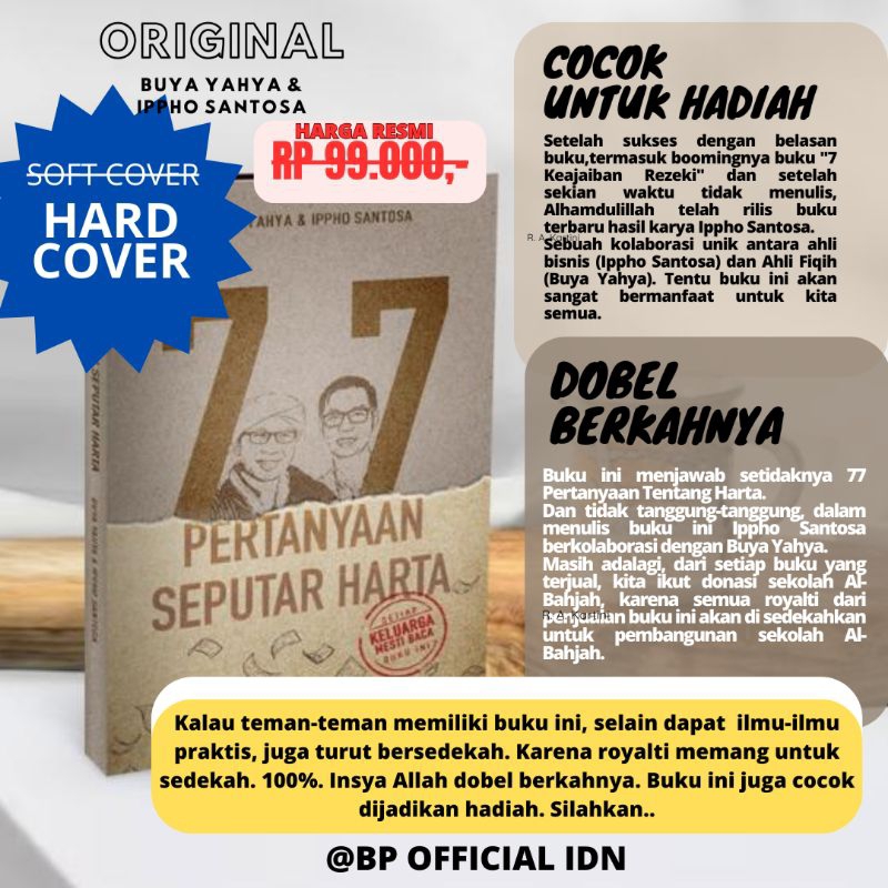 Jual Buku Pertanyaan Seputar Harta Buya Yahya Ippho Santosa